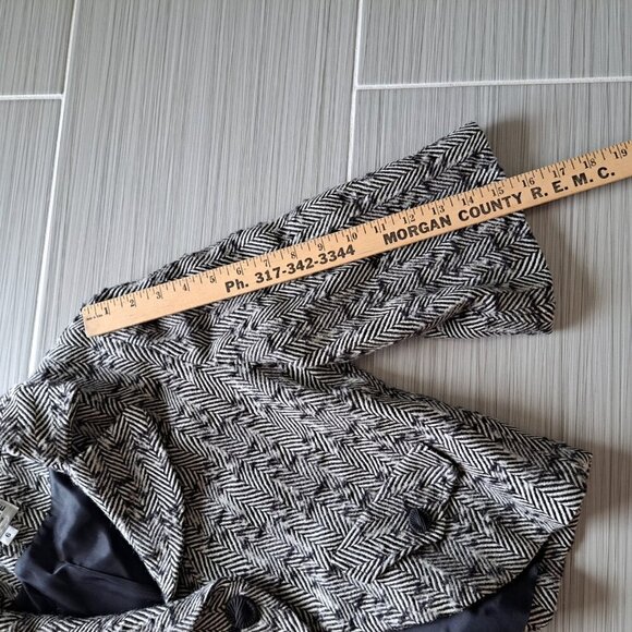 J'Envie Women's Size 6 Wool Blazer Jacket Cropped Lined Career Preppy - Picture 10 of 11